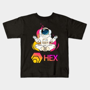 Hex coin Crypto coin Cryptocurrency Kids T-Shirt